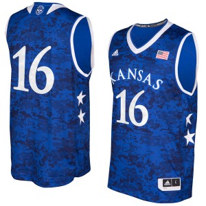 #16 Kansas Jayhawks Jersey Royal Blue 