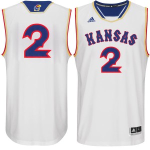 White #2 Kansas Jayhawks Jersey