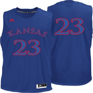 Kansas Jayhawks #23 Royal Blue Jersey