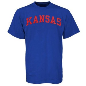 Kansas Jayhawks T-shirt Royal Blue Arch 