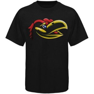 Kansas Jayhawks T-shirt Black Blackout 
