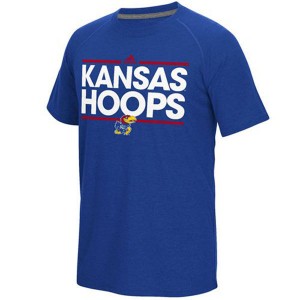 Dassler Climalite Ultimate Royal Kansas Jayhawks T-shirt