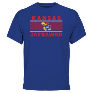 Kansas Jayhawks Royal Blue Micro Mesh T-shirt