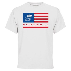 S-4XL Kansas Jayhawks White United T-shirt